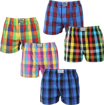 Trenýrky 5PACK pánské trenky Styx klasická guma vícebarevné (5A0123456) S Možnost vrácení zboží ZDARMA do 120 dnů!