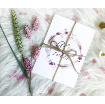 Milníkové kartičky pro miminko (20 ks) - Boho Fialkové (Unisex)