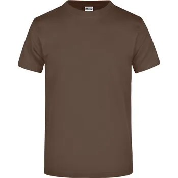 pracovní tričko James & Nicholson Tričko z těžké bavlny - 3XL brown