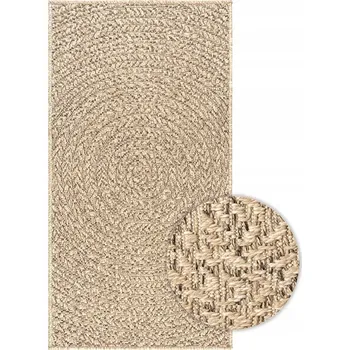 Koberec Koberec zahradní ZIZUR, polypropylen, 60 x 110 cm, imitace juty
