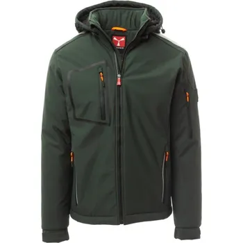 pracovní bunda Bunda zimní PayPer STREAM PAD softshellová lesní zelená L