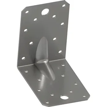 Tesařské kování Bova Spojovací úhelník, 90 × 65 × 90 mm, ocel, žárově pozinkováno, 20 ks BV/Ú 05-22 V