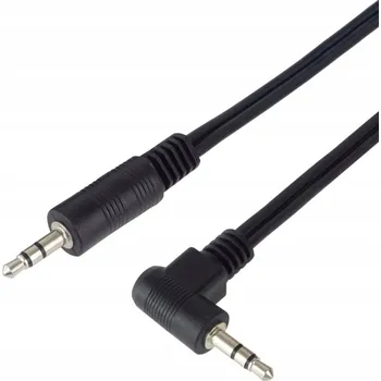 Audio kabel Kabel PremiumCord kjackmm015-90 minijack 3,5 mm - minijack 3,5 mm, délka 1,5 m