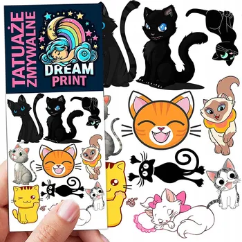 Odstranitelné tetování Filmová a herní nálepka na tetování Dětské vodní tetování Omyvatelné k narozeninám Dárek Dočasný dárek pro děti Originální opakovaně použitelné Spousta Vzorů