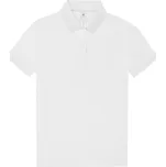 B&C Collection Dámské piqué polo z těžké bavlny - M white