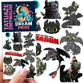 Tetování DOČASNÉ OMYVATELNÉ TETOVÁNÍ PRO DĚTI JAK VYCVIČIT DRAKA