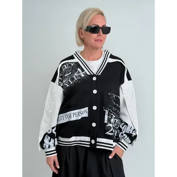 Dámská mikina H4 Bomber PERSON Bílá, UNI M-XXL