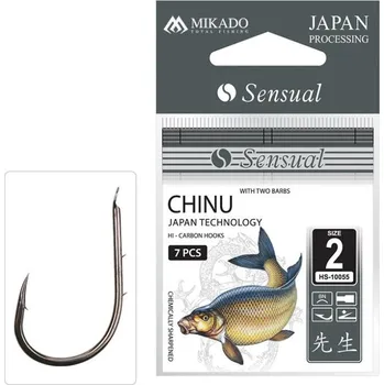 Rybářský háček 9ks Háček Mikado Sensual Chinu S Protihroty Vel. 6 BN