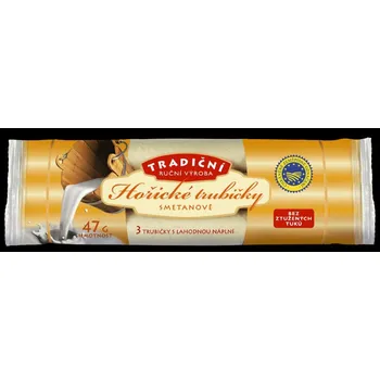 Čokoládová tyčinka STRIX Hořice s.r.o. Hořické trubičky smetanové 47g/10ks/