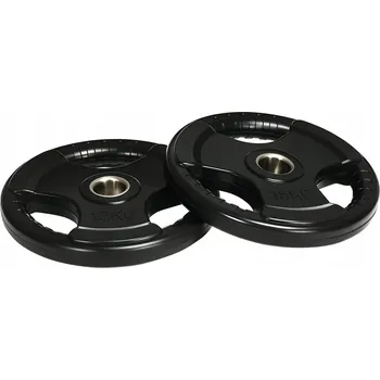 Kotoučové závaží SPORTNOW, sada 2 ks, 15 kg na kotouč, tři úchyty