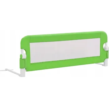 Dětská zábrana Ochranná zábrana na postel pro děti, zelená, 120x40,5x42 cm