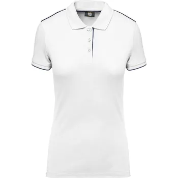 Dámská košile Kariban Dámské pracovní piqué polo "Day-to-Day" - XXL white/navy