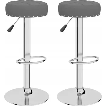 Barová židle Barové židle s plynovým pístem, tmavě šedé, 38,5x38,5x(63-83) cm