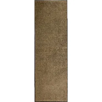 Rohožka Protiskluzová rohožka z polyamidu, hnědá, 180 x 60 cm, PVC