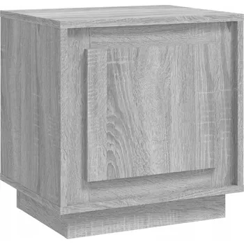 Noční stolek Noční stolek moderní, dřevotříska, šedý dub sonoma 44x35x45 cm
