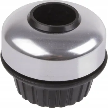 Zvonek na kolo Otočný zvonek na řídítka stříbrný