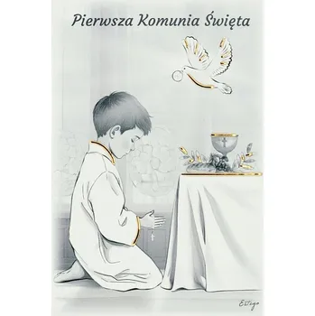 Obraz Obrázek k prvnímu svatému přijímání dárek pro chlapce | Rozměr: 11x17 cm