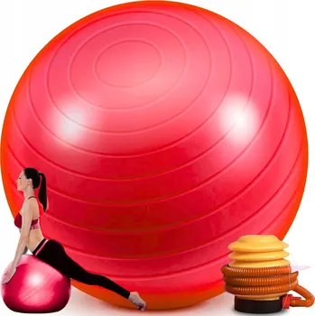 Gymnastický míč GYMNASTICKÝ MÍČ REHABILITAČNÍ 65CM PUMPIČKA NA CVIČENÍ FITNESS JÓGA VELKÝ