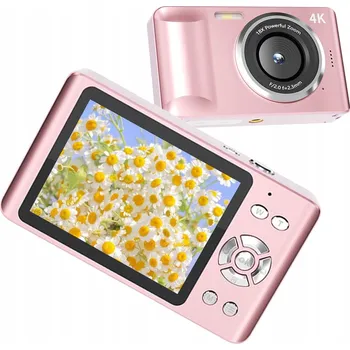 IP kamera DIGITÁLNÍ FOTOAPARÁT HD PŘENOSNÝ 4K 64MP STABILIZACE S 18X ZOOMEM