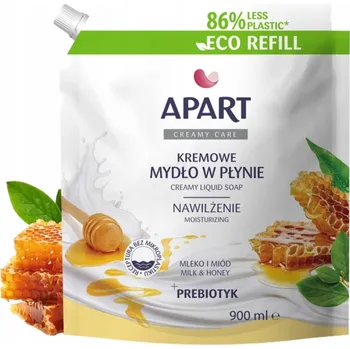 Koupelová kosmetika Apart Creamy Care tekuté mýdlo, zásoba mléka a medu, 900 ml