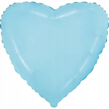 Balónek Fóliový balónek 18" FX - Srdce (jemně modré), balený