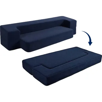 Matrace Dormeo Rozkládací Pohovka a Matrace 2v1 - tmavě modrá námořnická modrá