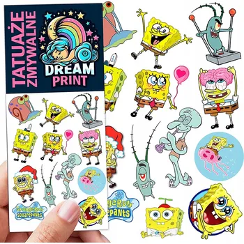 Odstranitelné tetování Smyvatelné tetování pro děti - SpongeBob