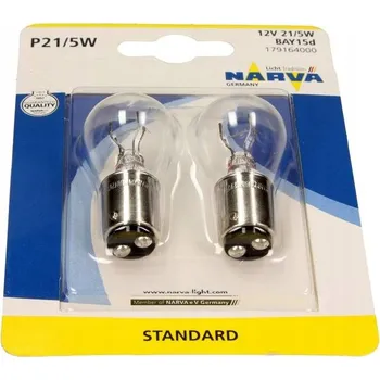 Autožárovka Žárovky Narva NAR17916BLISTER P21/5W 2 ks