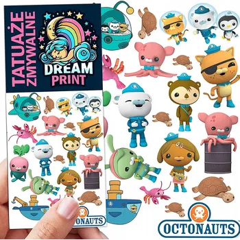 Odstranitelné tetování Smyvatelné tetování pro děti - Oktonauci