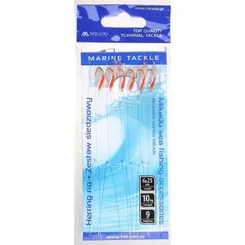 Rybářský háček Mořský Návazec Mikado Systém 6x25cm Háček 9