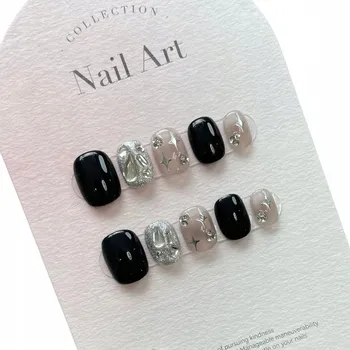 Umělé nehty Umělé nehty Gelové tipy Nalepovací Ruční práce Vánoční vzory, M