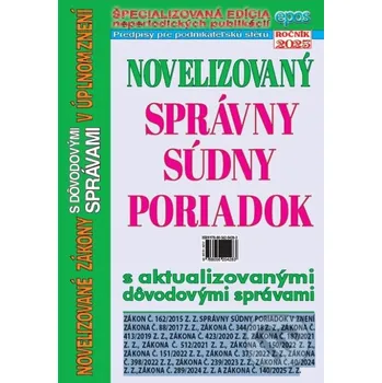 Kniha Novelizovaný správny súdny poriadok - Epos Epos