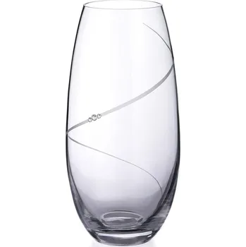 Váza Diamante skleněná váza Silhouette City Barel se Swarovski krystaly 25 cm