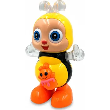 Hračka pro nejmenší TANČÍCÍ VČELKA NA BATERIE INTERAKTIVNÍ EDUKAČNÍ SVÍTÍCÍ HRAJÍCÍ