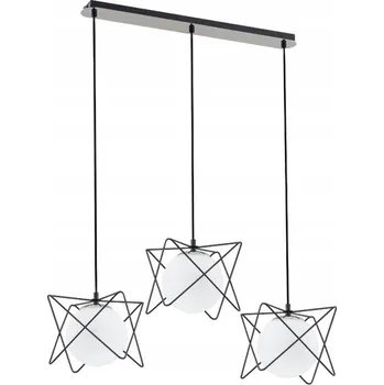 Lampička Moderní lampa do ložnice SAGITO TRACK 3xE14 výška 90cm | černá