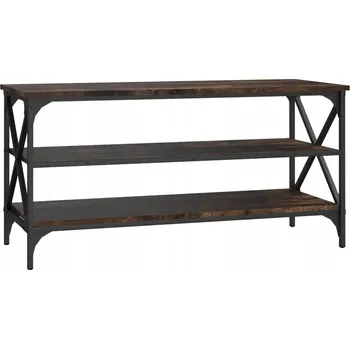 Televizní stolek Robustní TV stolek z dřevotřísky, kouřový dub, 100x40x50 cm