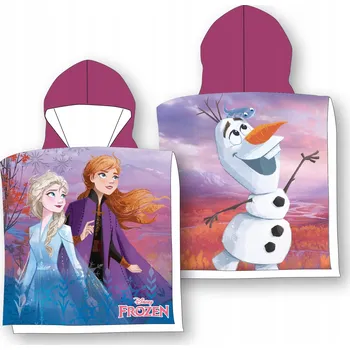 RUČNÍK PONCHO 50x115 FROZEN Ledové království