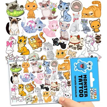 Odstranitelné tetování Filmová a herní nálepka na tetování Dětské vodní tetování Omyvatelné k narozeninám Dárek Dočasný dárek pro děti Originální opakovaně použitelné Spousta Vzorů