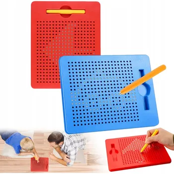 Magnetická kreslící tabulka VELKÁ MAGNETICKÁ TABULE S KULIČKAMI XL, MAGICKÝ TABLET S KULIČKAMI