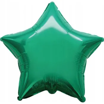 Balónek Fóliový balónek 18" FX - Hvězda (zelená), balený