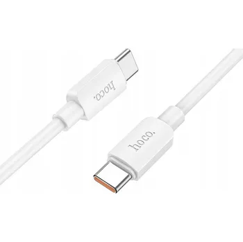 Datový kabel Kabel Hoco USB typ C - USB typ C 1 m bílý