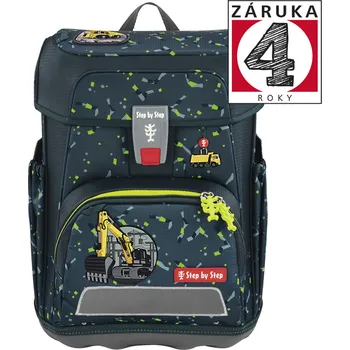 Školní batoh Školní aktovka Step by Step CLOUD, Bagger Rocco - 5 dílný set, AGR certifikát