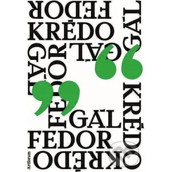 Kniha Krédo - Fedor Gál Artforum