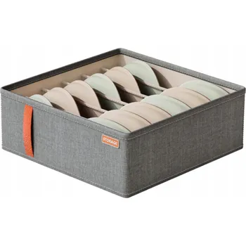 Úložný box Organizér do šuplíku na podprsenku, spodní prádlo, krabička do skříněk s přihrádkami