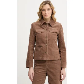 Pánská větrovka Manšestrová bunda ZADIG&VOLTAIRE WWOW01703 hnědá 88X, vel. S