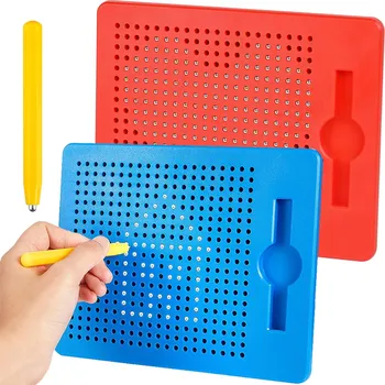 Magnetická kreslící tabulka 2 ks MAGNETICKÁ TABULKA S KULIČKAMI 380 KUSŮ PRO KRESLENÍ VELKÁ XXL