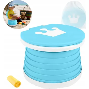 Nočník SKLÁDACÍ TURISTICKÝ NOČNÍK PRO DĚTI CESTOVNÍ PŘENOSNÁ TOALETA