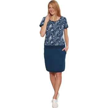 Dámské šaty Šaty DROBENA tm.modrá XL