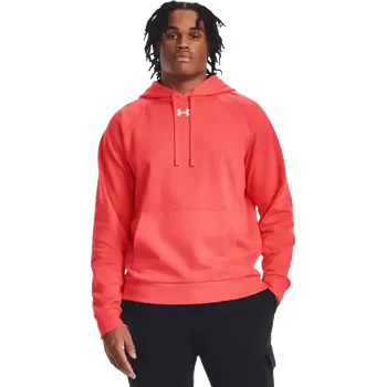 Pánská mikina Pánská mikina s kapucí Under Armour Rival Fleece červená