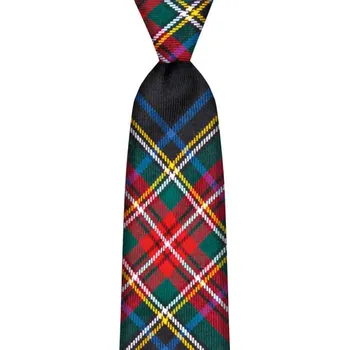 Kravata Lochcarron Tartanová kravata - Black Stewart